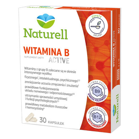 Naturell Vitamine B Active, 30 gélules