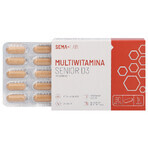 SEMA Lab Multivitamin Senior D3, 60 comprimés pelliculés