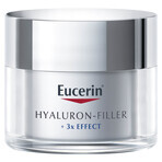 Eucerin Hyaluron-Filler, crème de nuit anti-rides à l'acide hyaluronique, 50 ml