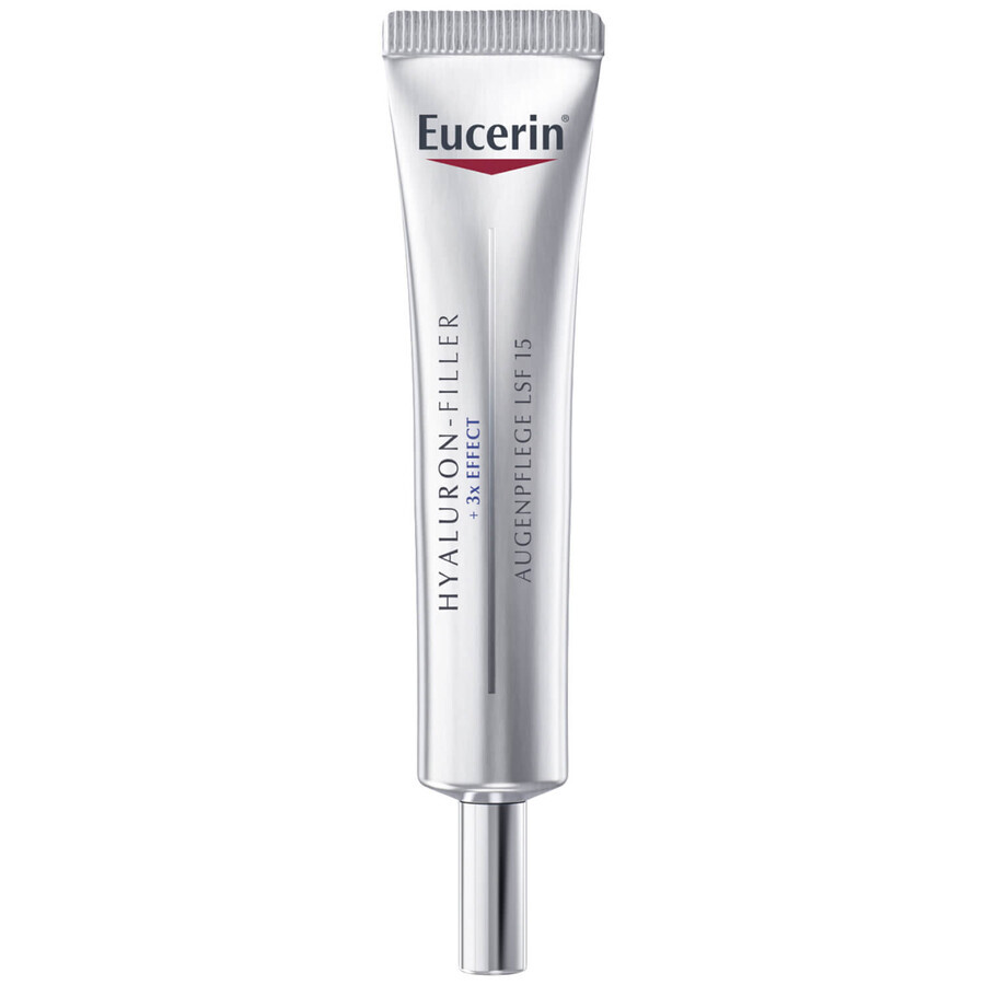 Eucerin Hyaluron-Filler, crème anti-rides pour les yeux, SPF 15, 15 ml