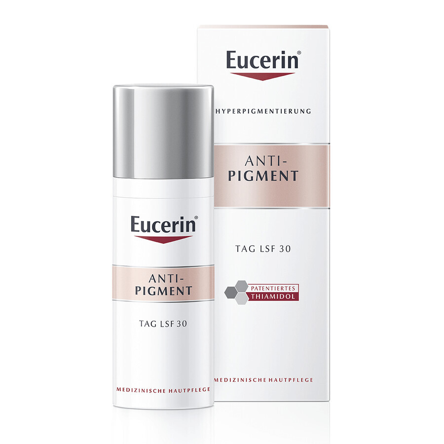 Eucerin Anti-Pigment, Tagescreme gegen Hautunreinheiten mit Thiamidol, SPF 30, 50 ml