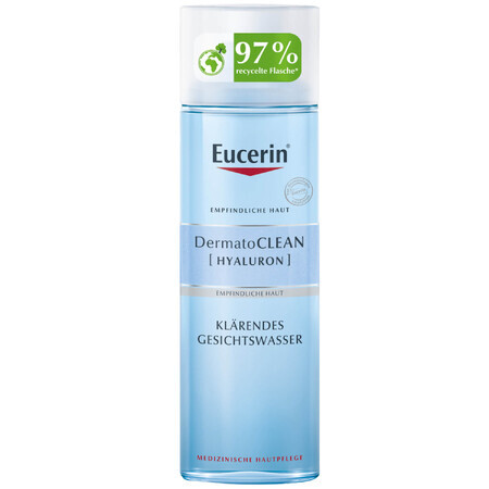 Eucerin DermatoClean [Hyaluron], tónico limpiador facial para todo tipo de pieles, 200 ml