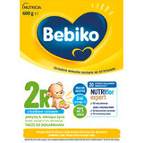 Bebiko 2R Nutriflor Expert, bouillie de riz à la suite du lait, plus de 6 mois, 600 g