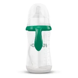 Neno bottle, anti-colic bottle for feeding and learning to drink, with dummy and weighted tube, from 6 months, 300 ml