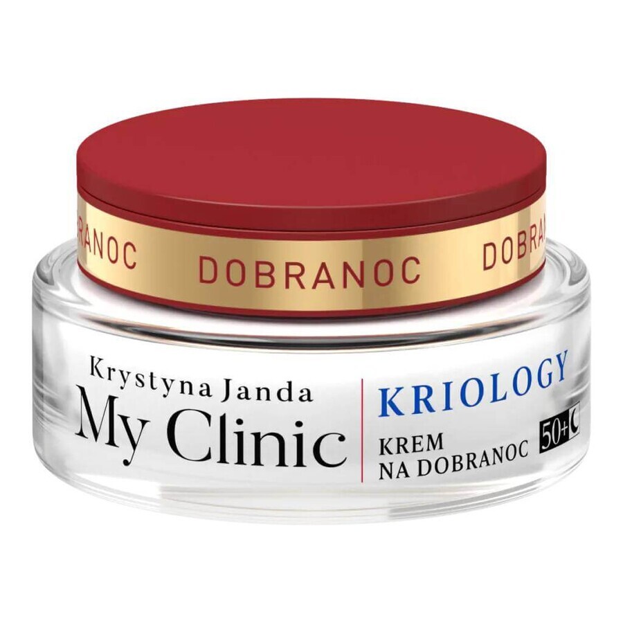 Janda My Clinic Kriology 50+, crème de nuit pour le visage, 50 ml