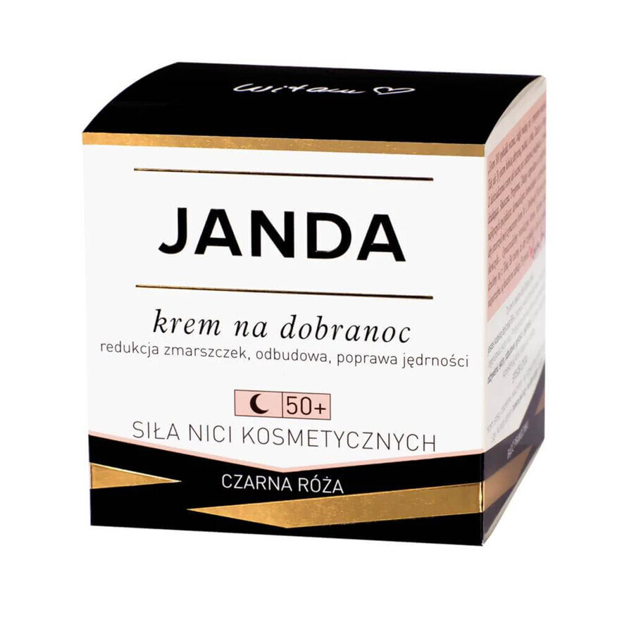 Janda Strength of Cosmetic Threads 50+, night cream, black rose, 50 ml