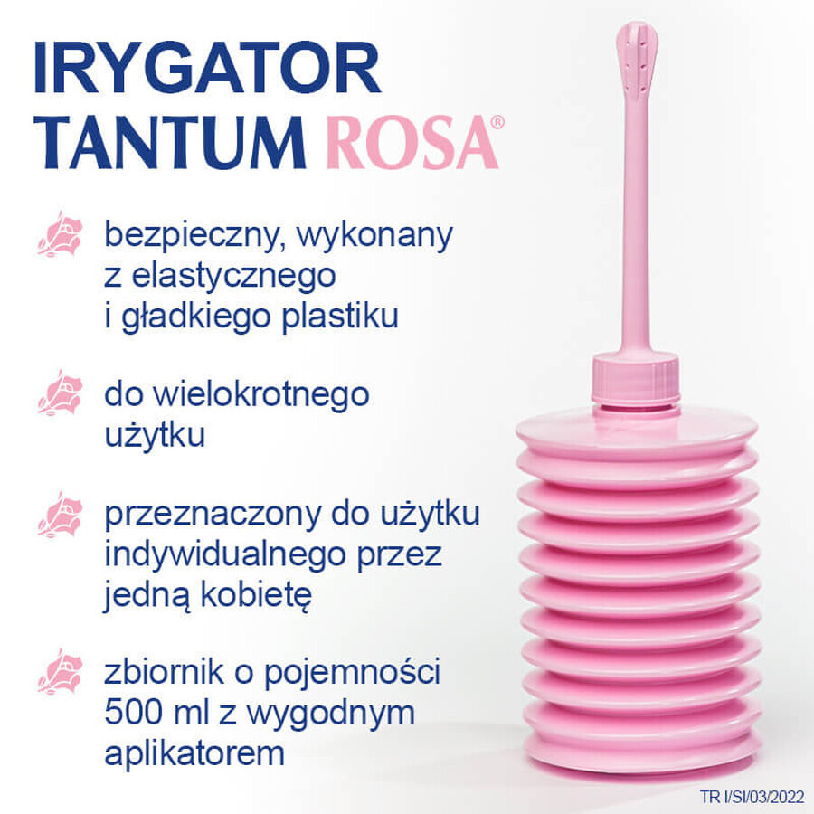 Tantum Rosa, irrigador para higiene íntima, 500 ml