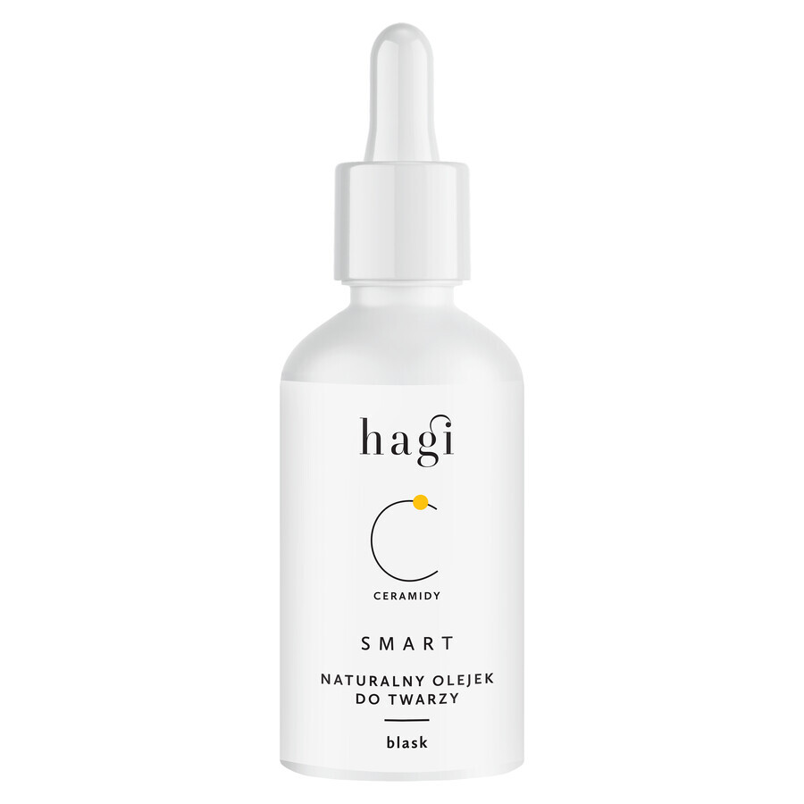 Hagi Smart C, huile naturelle pour le visage avec des céramides, Glow, 30 ml