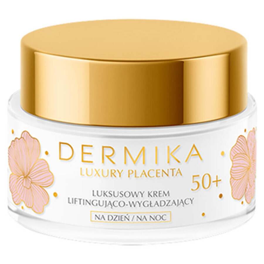 Dermika Luxury Placenta 50+, luxury cream for lifting and smoothing, 50 ml