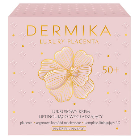 Dermika Luxury Placenta 50+, luxury cream for lifting and smoothing, 50 ml