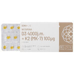 SEMA Lab Vitamina D3 4000 UI + K2 (MK-7) 100 µg, 60 capsule molli