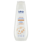 Luxja Creamy &amp; Soft, lotion de bain crémeuse, apaisante, au lait de coton et à la provitamine B5, bouillon, 900 ml