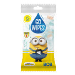 GoWipes Minions, lingettes humides pour enfants, 15 pièces