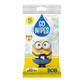 GoWipes Minions, lingettes humides pour enfants, 15 pi&#232;ces