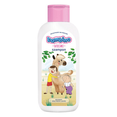 Bambino Kids, shampooing pour cheveux, Bolek et Lolek et alpaga, à partir de 1 an, 400 ml.