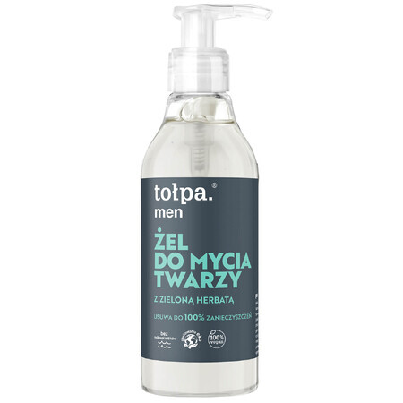 Tolpa Men, gel nettoyant pour le visage au thé vert, 195 ml