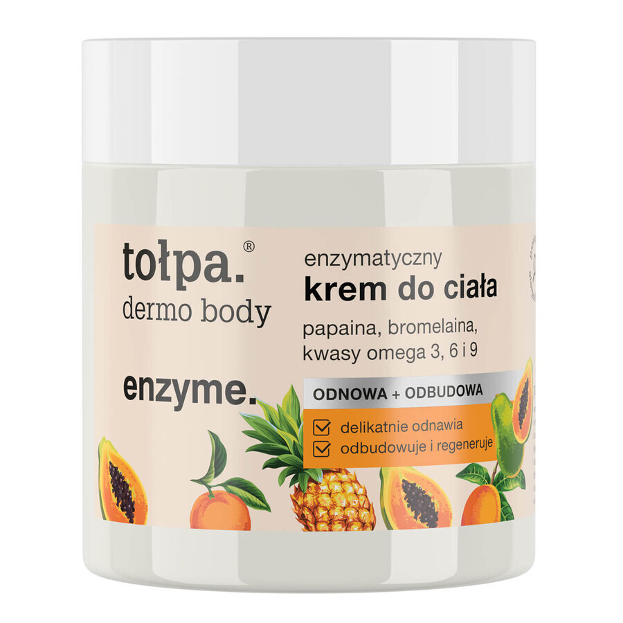 Tolpa Dermo Body Enzyme, crema enzimatica per il corpo, 250 ml