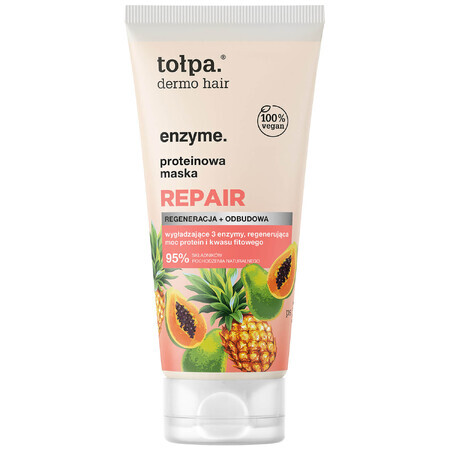 Tolpa Dermo Hair Enzyme Repair, mască proteică pentru păr, 200 ml