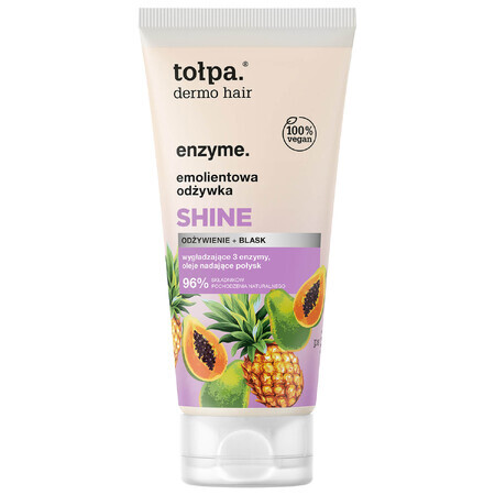 Tolpa Dermo Hair Enzyme Shine, balsam de păr emolient, 200 ml