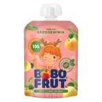 Bobo Frut Mousse di frutta in tubetto, mela e pesca, 1-3 anni, 150 g