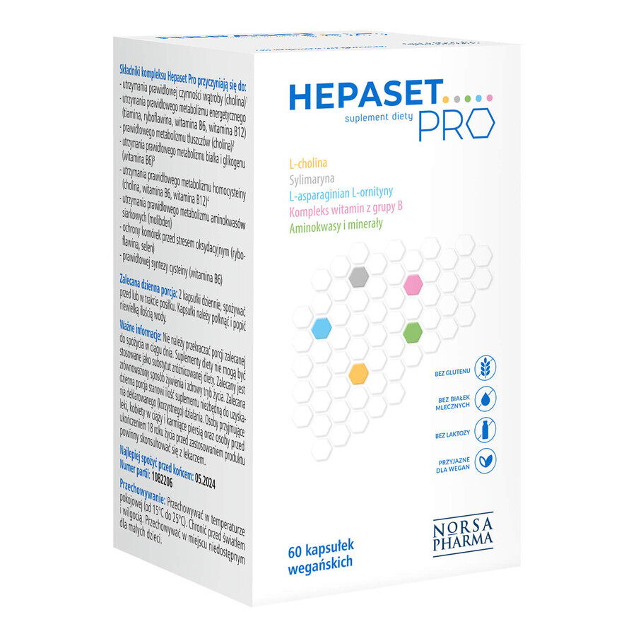 Hepaset Pro, 60 gélules