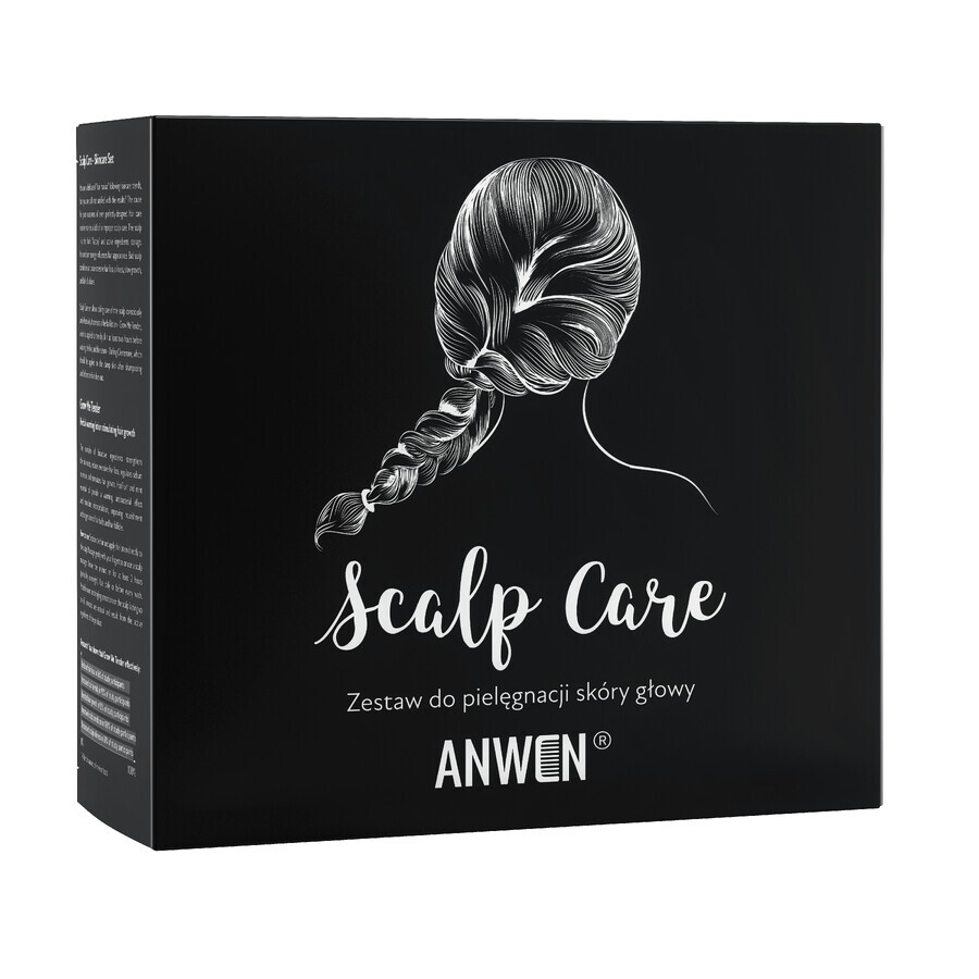 Anwen Scalp Care, Scalp Care Kit, sérum, 150ml + friction, 150ml