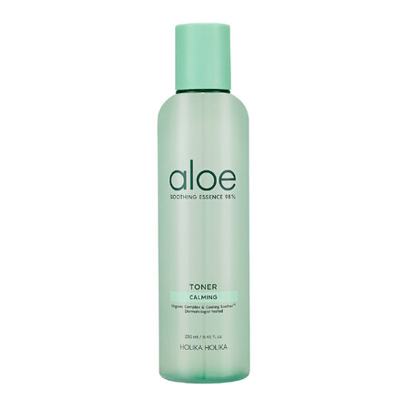 Holika Holika, Aloe 98% Soothing Essence, tonique pour le visage, 250 ml