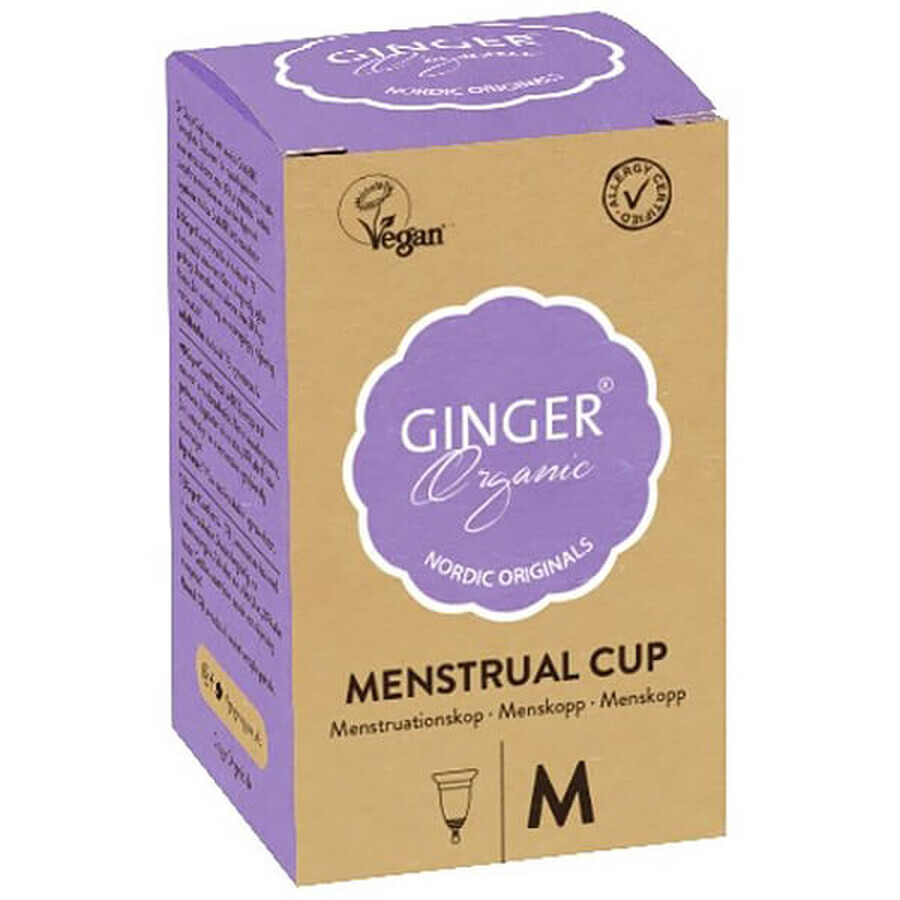 Ginger Organic, coupe menstruelle, taille M, 1 pièce