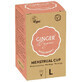 Ginger Organic, coupe menstruelle, taille L, 1 pi&#232;ce