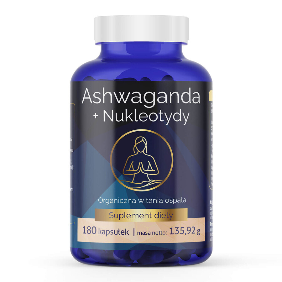 Ashwagandha + Nucleotides, 180 capsules