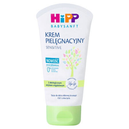 HiPP BabySanft, cremă de îngrijire pentru față și corp, din prima zi, 75 ml