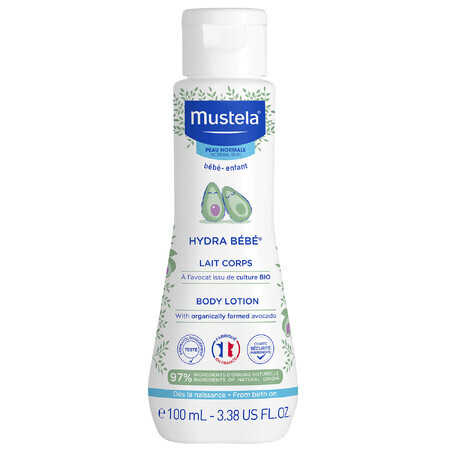 Mustela Bebe Enfant Hydra Bebe, lait corporel, dès la naissance, 100 ml