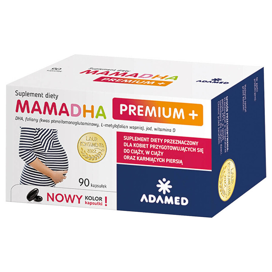 MamaDHA Premium+, 90 gélules