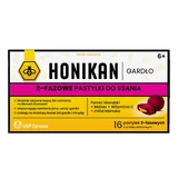 Honikan Throat, pastilles biphasées pour enfants à partir de 6 ans et adultes, goût cerise, 16 pièces