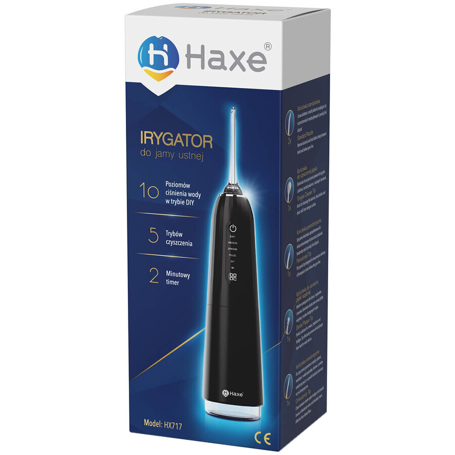 Haxe HX717, irrigateur buccal, 6 pièces à main