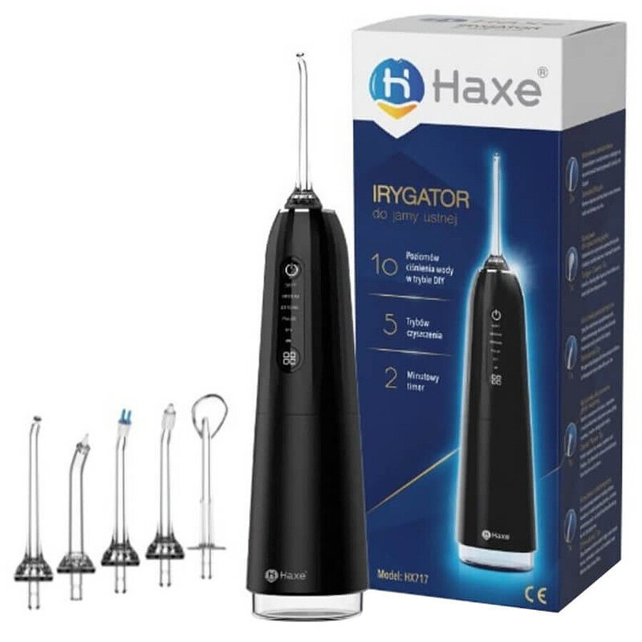 Haxe HX717, irrigateur buccal, 6 pièces à main