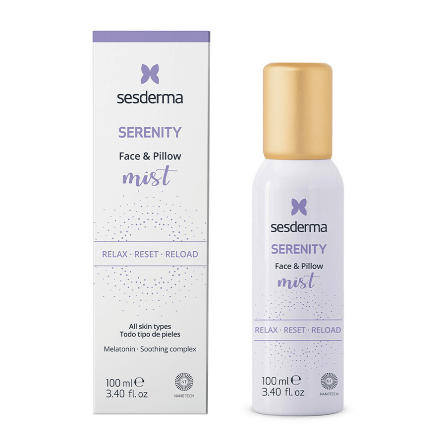 Sesderma Serenity Face &amp; Pillow Mist, brume de nuit, 100 ml