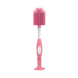 Dr Brown's, brosse à nettoyer les biberons avec des poils en silicone, rose, 1 pièce