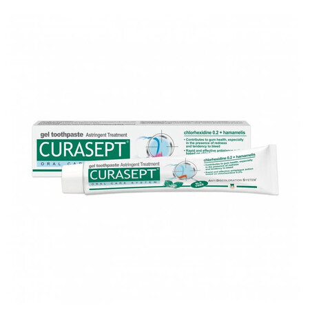 ADS Dentifrice astringent à la chlorhexidine 0,2%, 75 ml, Curasept