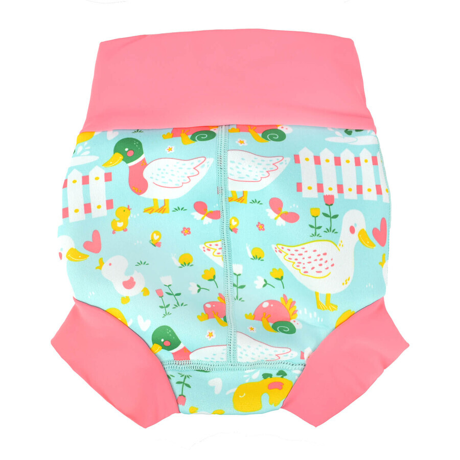 Splash About, Happy Nappy, pañal para nadar, patitos, 2-3 años, talla XXL, 1 unidad