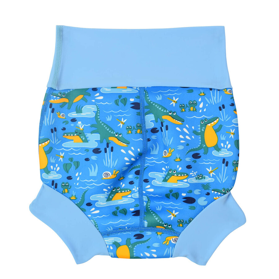 Splash About, Happy Nappy, pañal de baño, Cocodrilos, 1-2 años, talla XL, 1 unidad