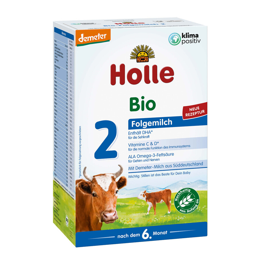 Holle Bio 2, Folgemilch, ab 6 Monate, 600 g