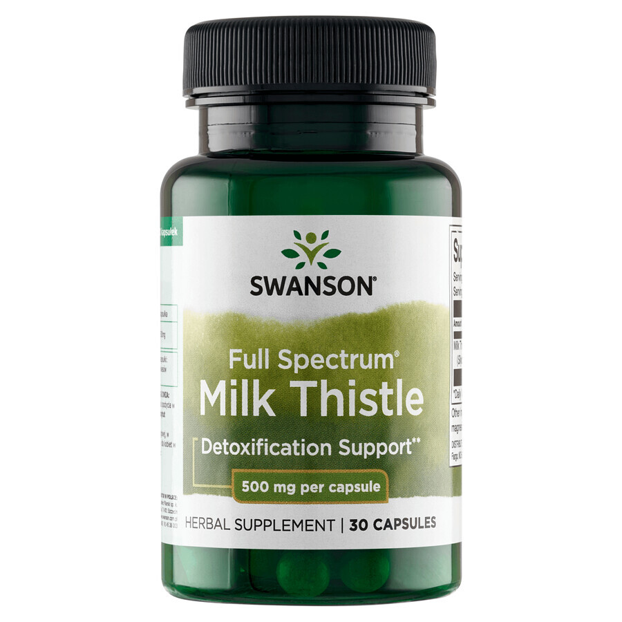 Swanson Full Spectrum Milk Thistle, Chardon Marie, 30 gélules