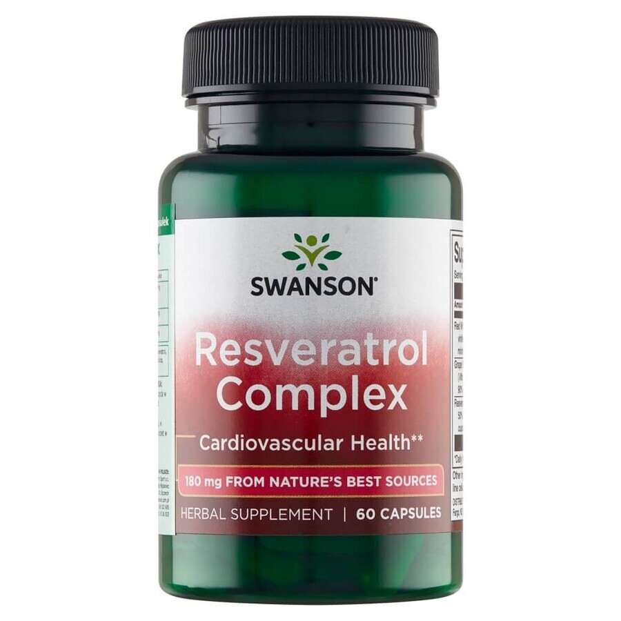 Swanson Resveratrol Complex, 60 gélules