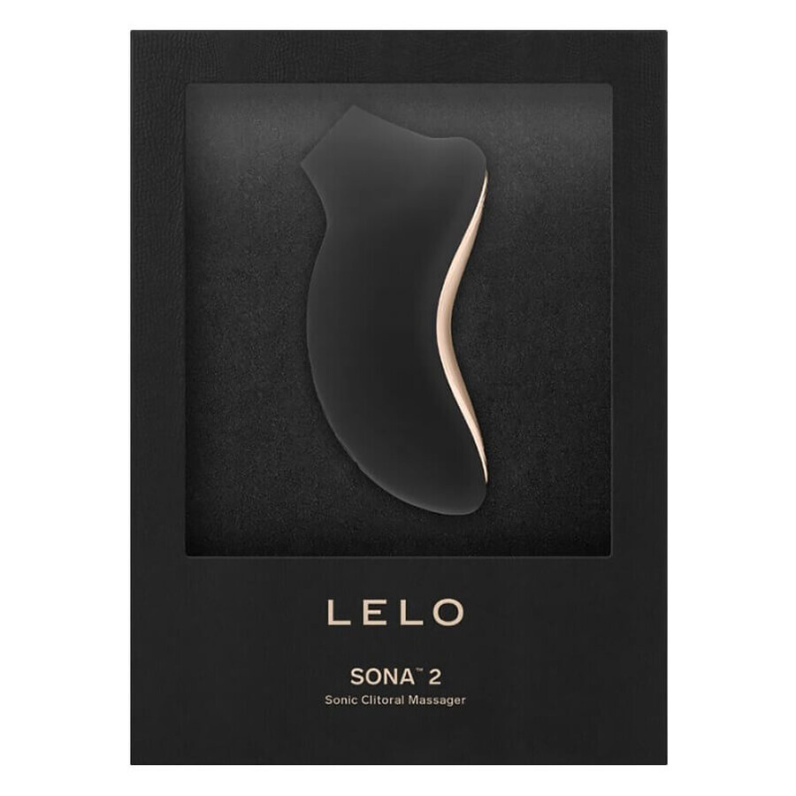 Lelo Sona 2 Black, masseur clitoridien, sonique, noir