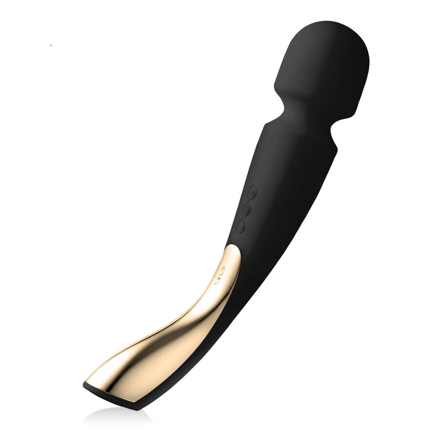 Lelo Smart Wand 2 Medium Black, masseur corporel, moyen, noir