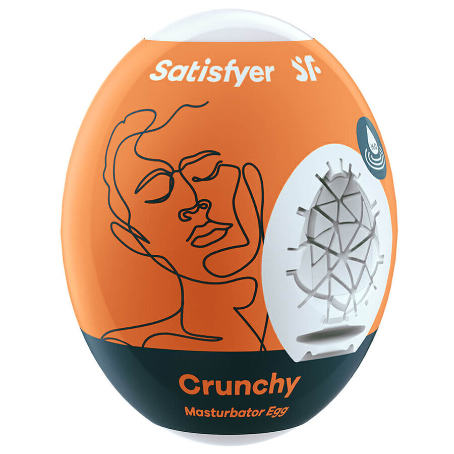 Satisfyer, masturbateur croustillant aux oeufs, stimulateur pour hommes, 1 pièce