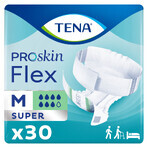 Tena Flex ProSkin, Windeln, Größe M, 71-102 cm, Super, 30 Stück