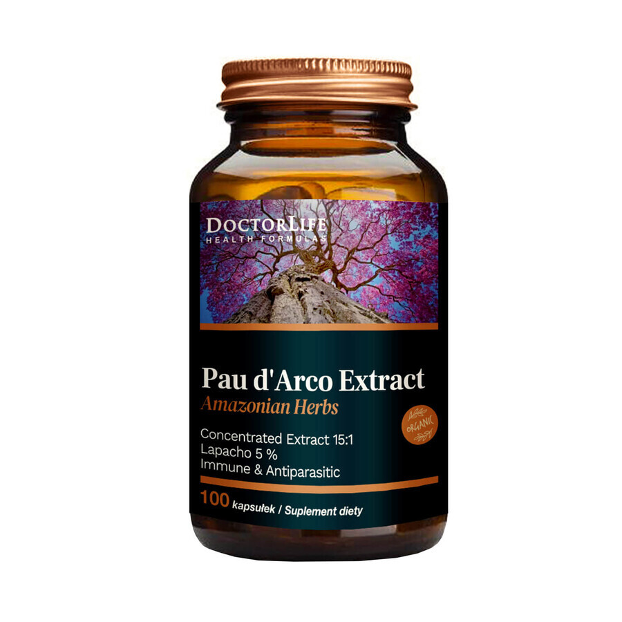 Doctor Life Pau Darco Extract, 100 capsule