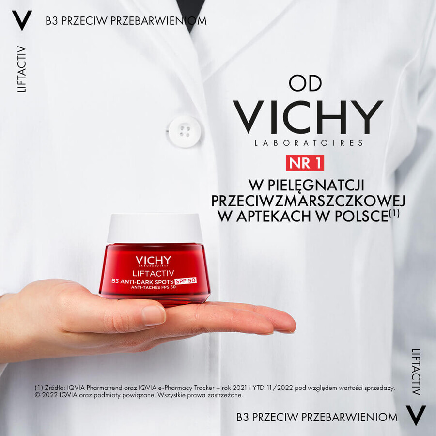 Vichy Liftactiv Specialist B3 Anti-Dark Spots, cremă antirid, SPF 50, 50 ml